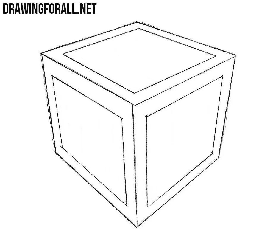 how to sketch a box