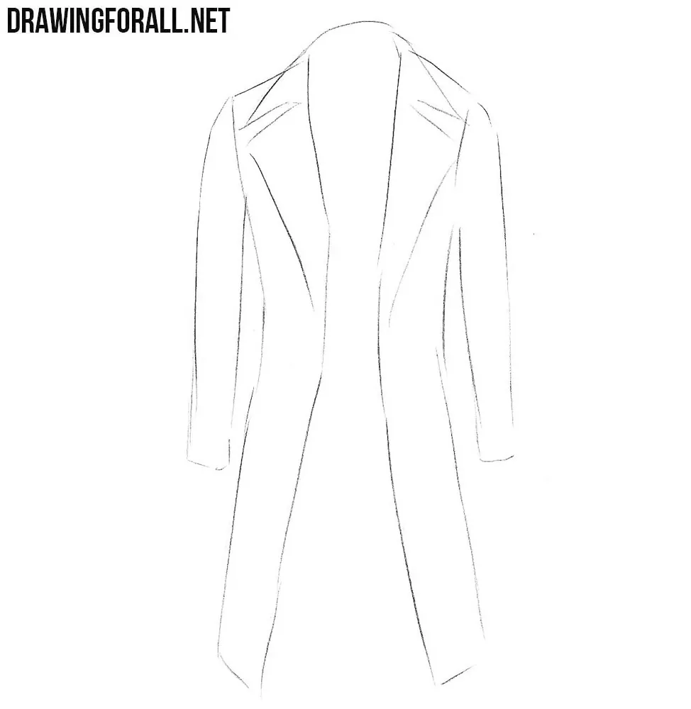 learn to draw a coat