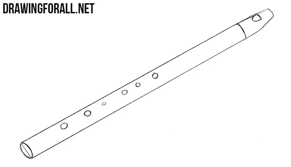 Flute drawing tutorial