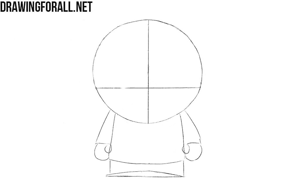 How to draw Kyle from south park