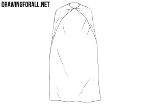 How to draw a cape easy | Drawingforall.net