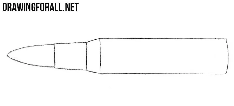 How to sketch bullet