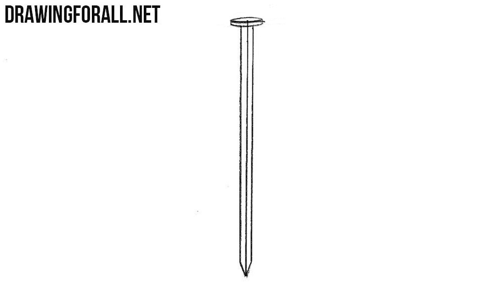 Learn to draw a nail