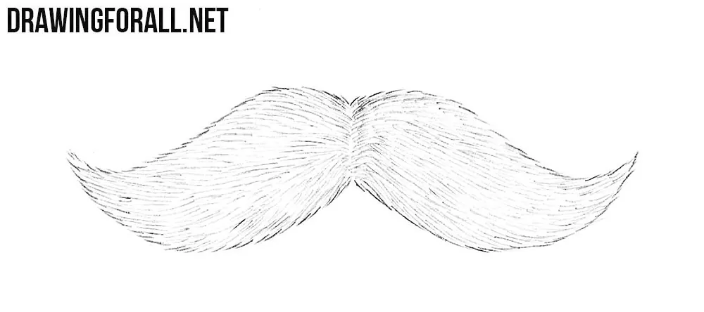 Mustache drawing tutorial
