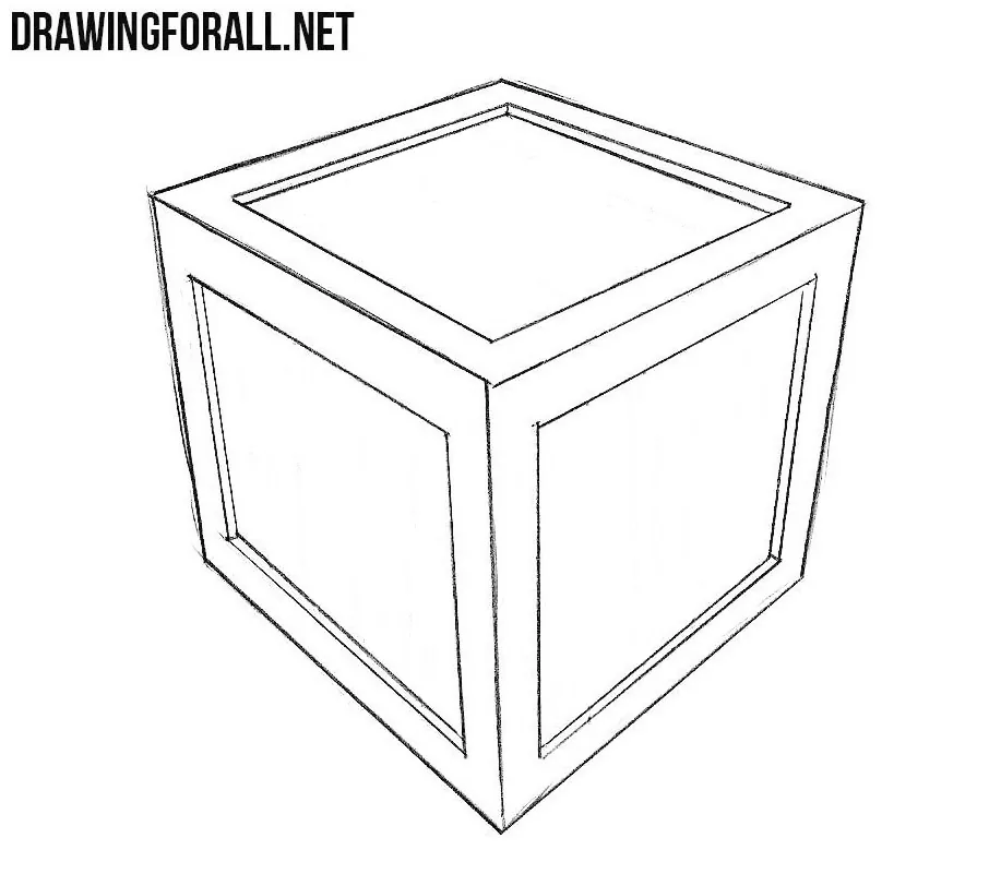 Box Drawing - How To Draw A Box Step By Step