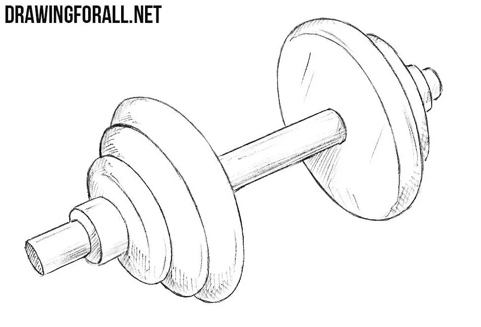 Dumbbell drawing