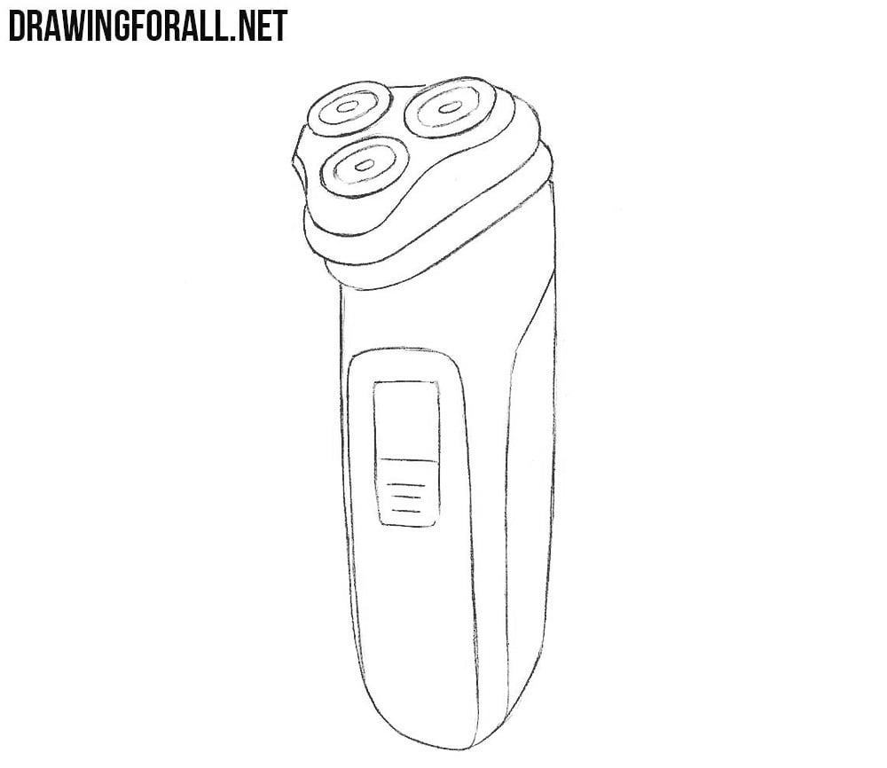 Electric razor drawing tutorial