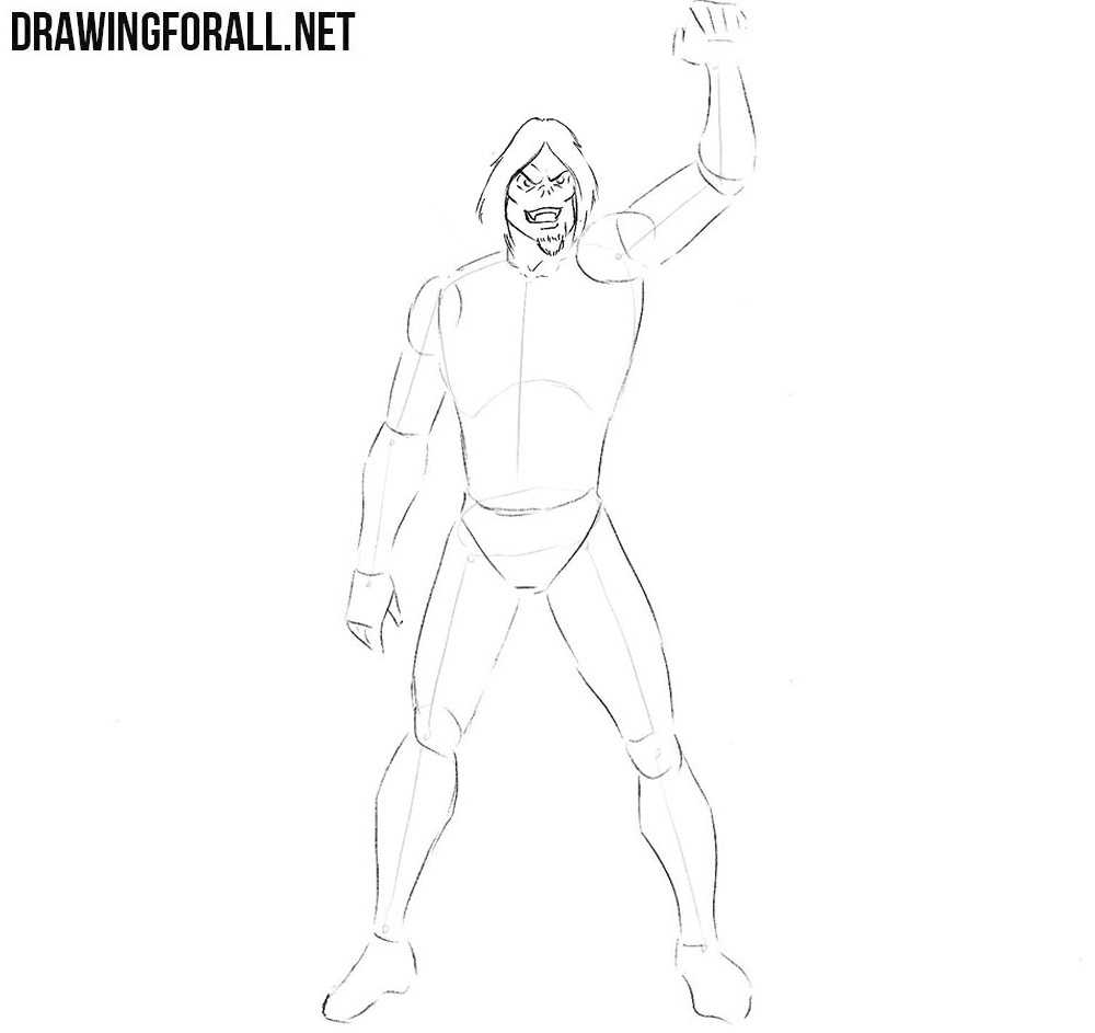 How  to draw Morbius from Spider-Man