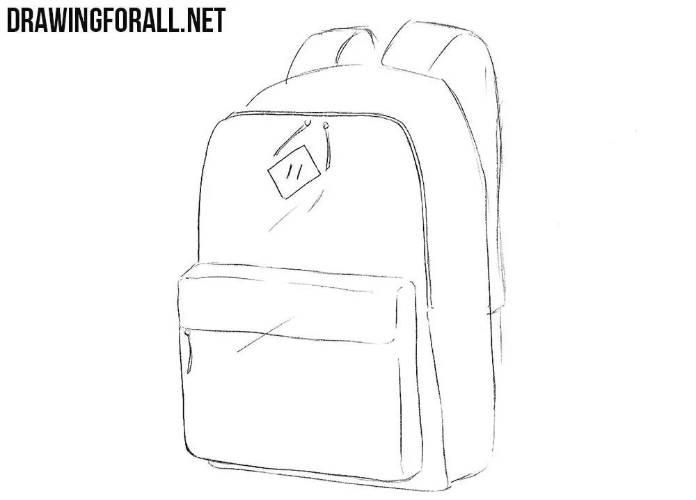 How to draw a bag