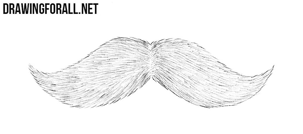 How to draw a mustache