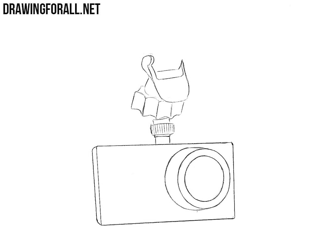 How to sketch a dash cam