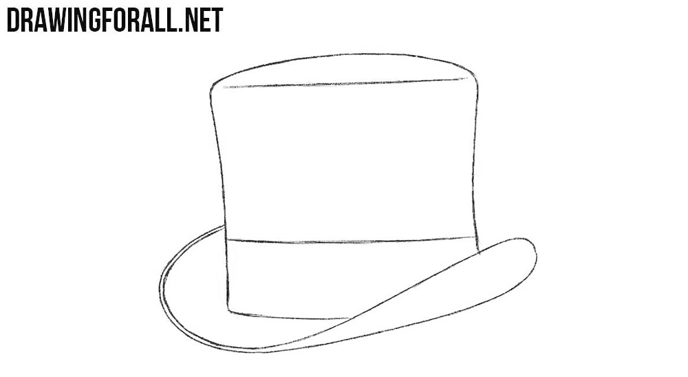 4 Top hat drawing