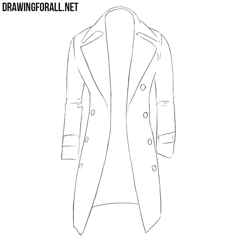 coat drawing tutorial