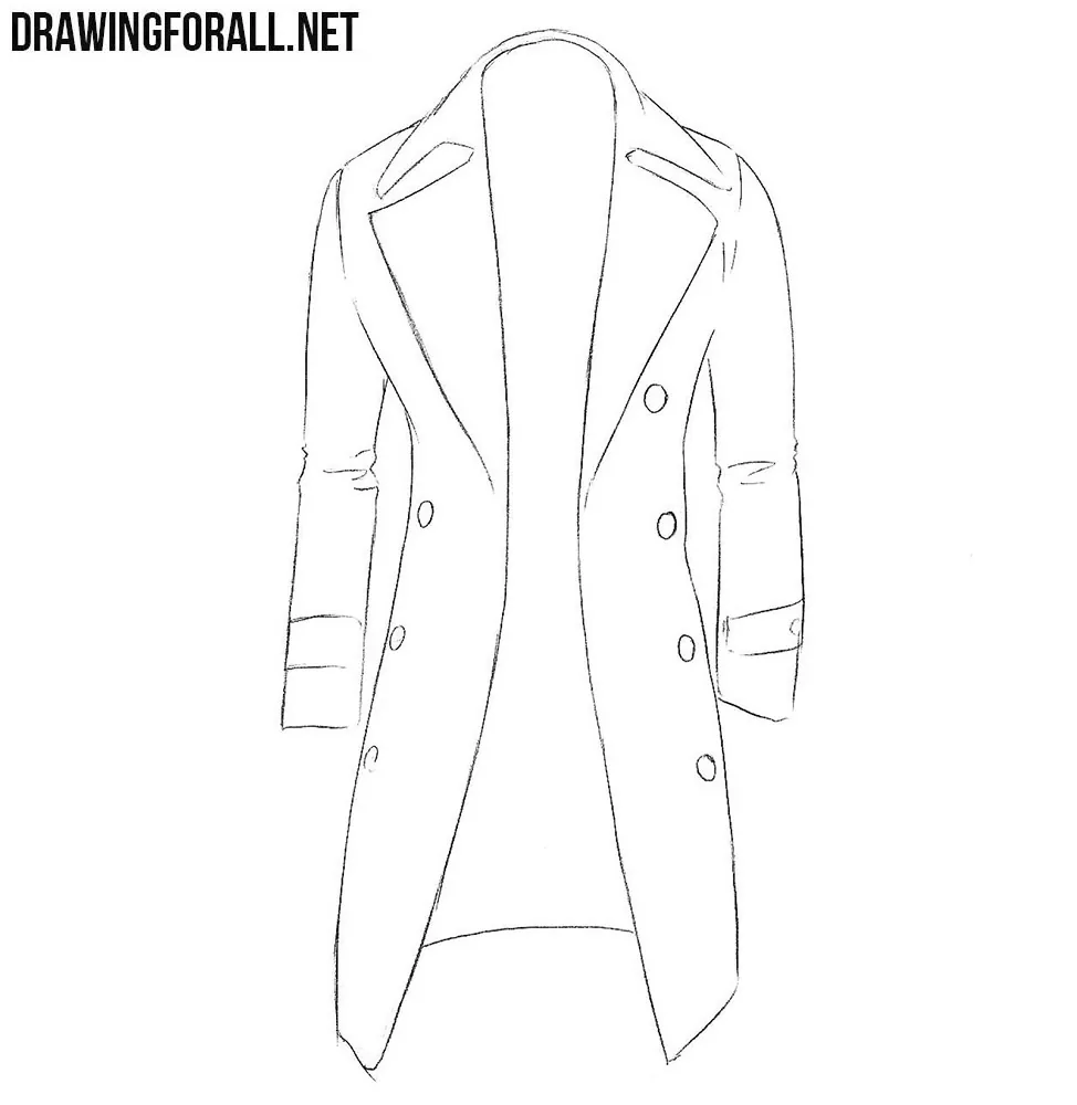 coat drawing tutorial