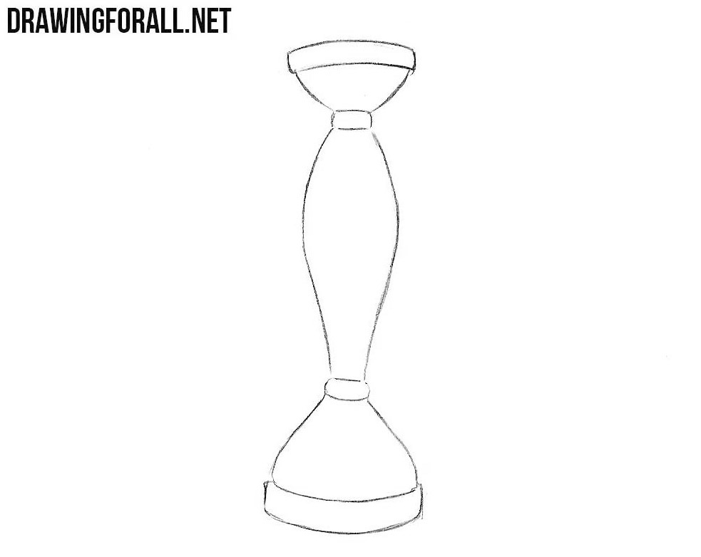 how to draw a candlestick