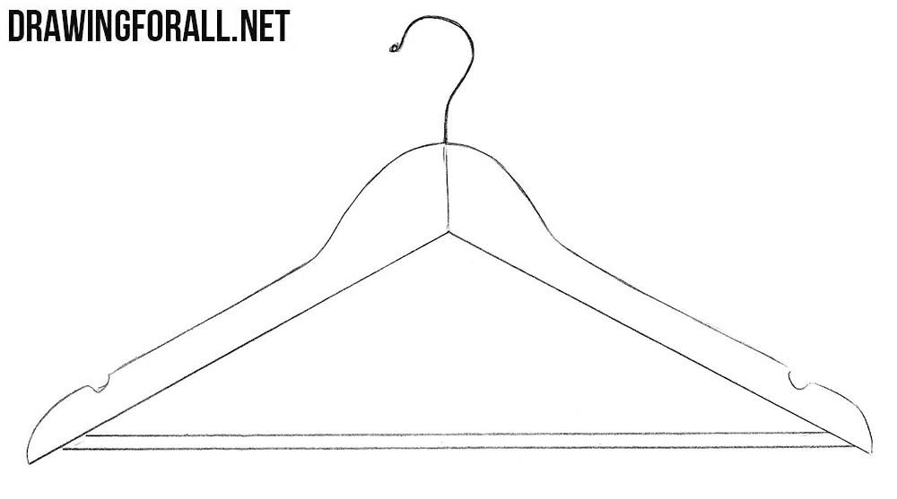 how to draw a hanger
