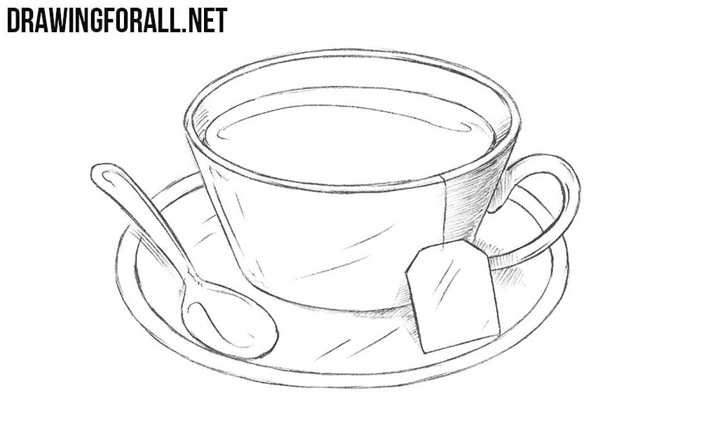 How to draw a cup of tea