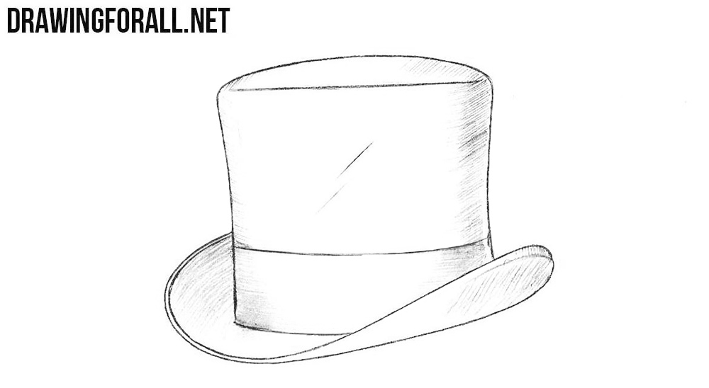 5 How to draw a top hat