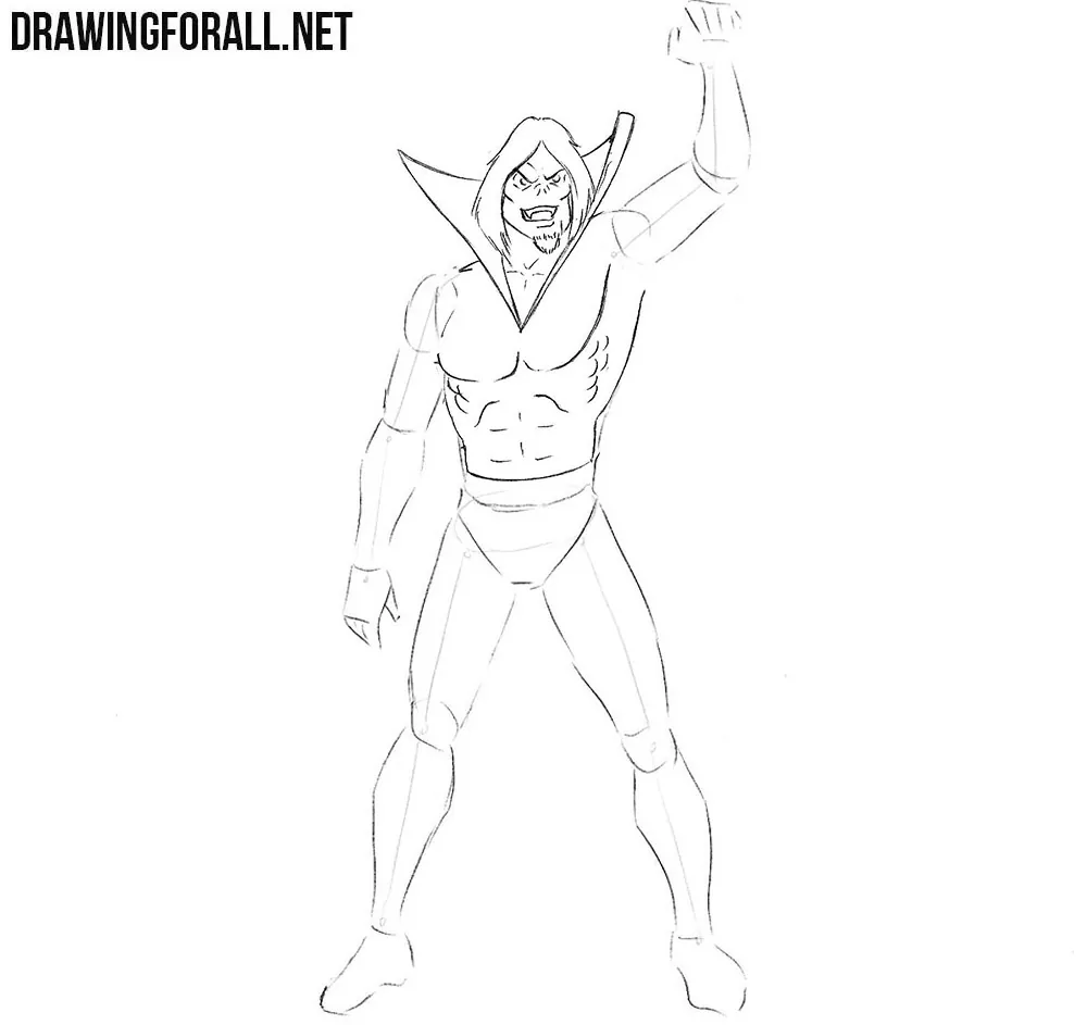 Morbius drawing tutorial