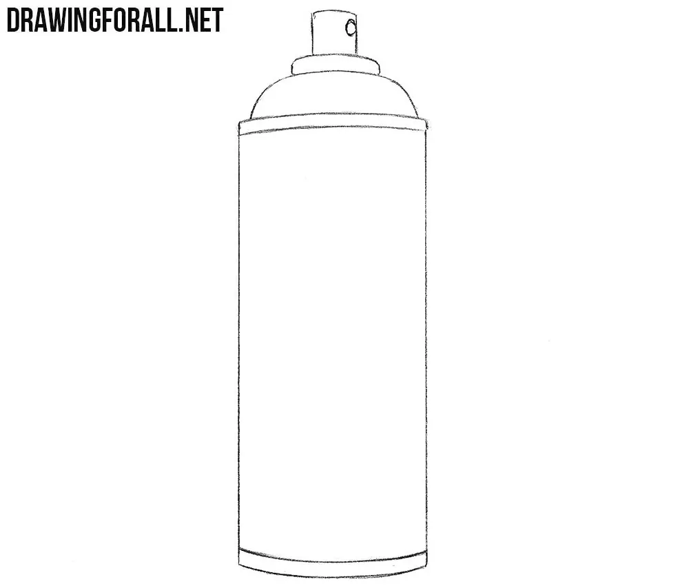How to Draw a Spray Can