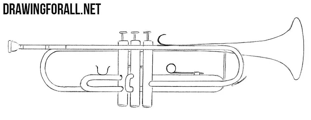 Trumpet drawing