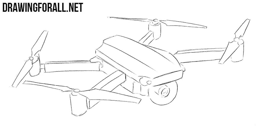 quadcopter drawing