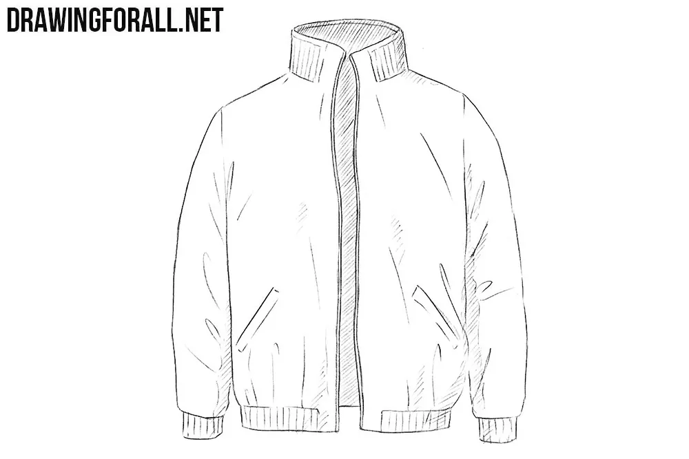 How to draw a jacket