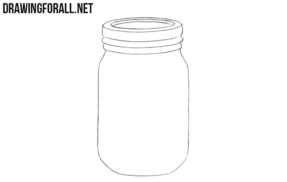 How to draw a jar