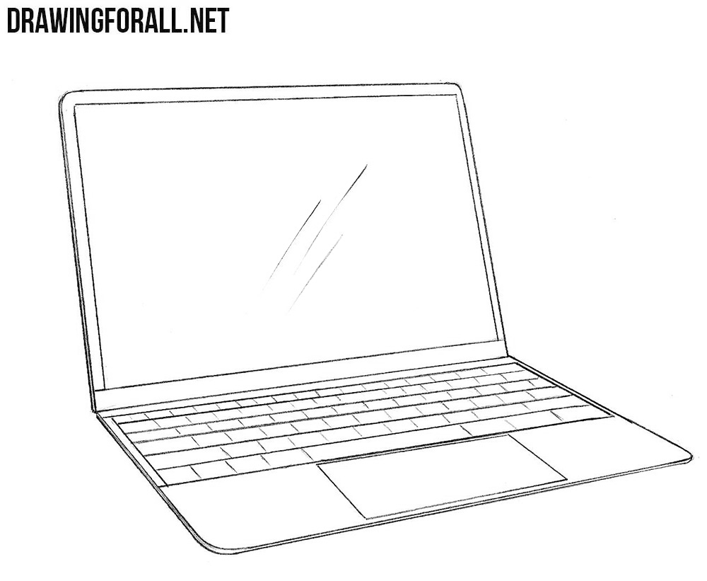How to draw a macbook