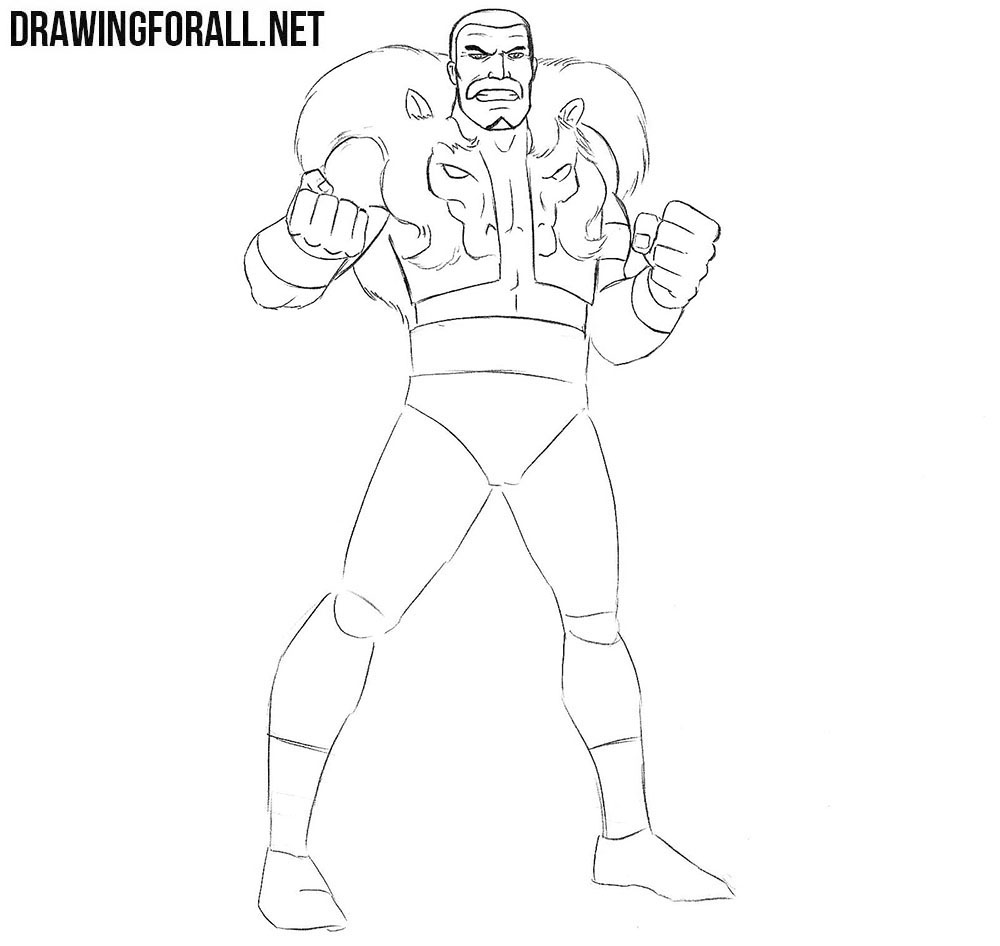 Learn to draw Kraven the Hunter