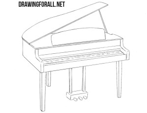 How to Draw a Piano