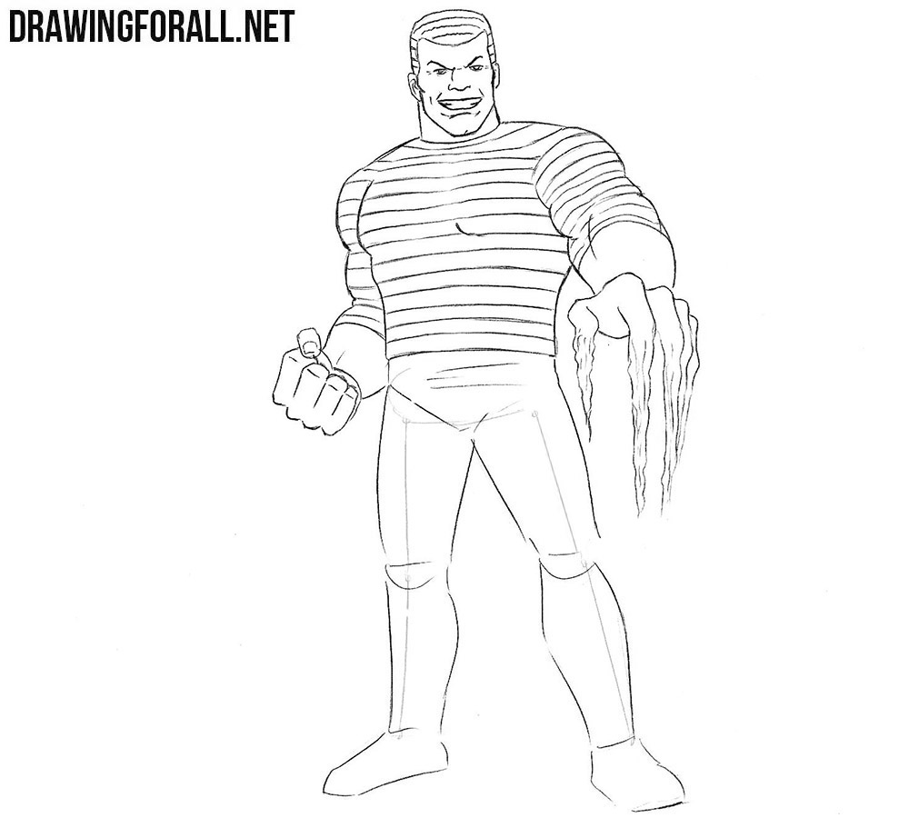 Sandman from Marvel sketch