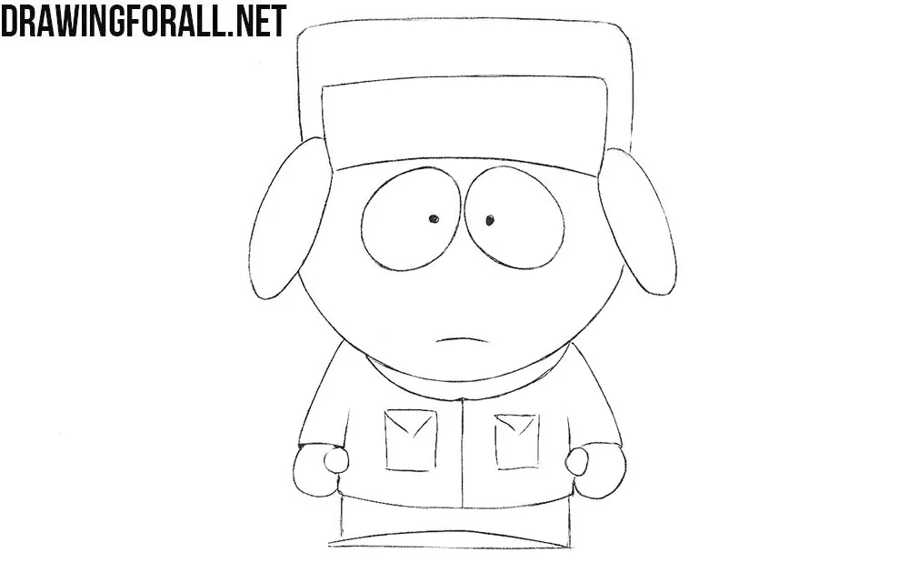 How to draw Kyle Broflovski