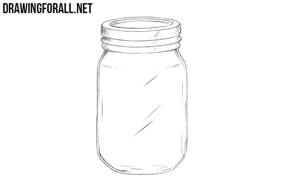 How to draw a jar