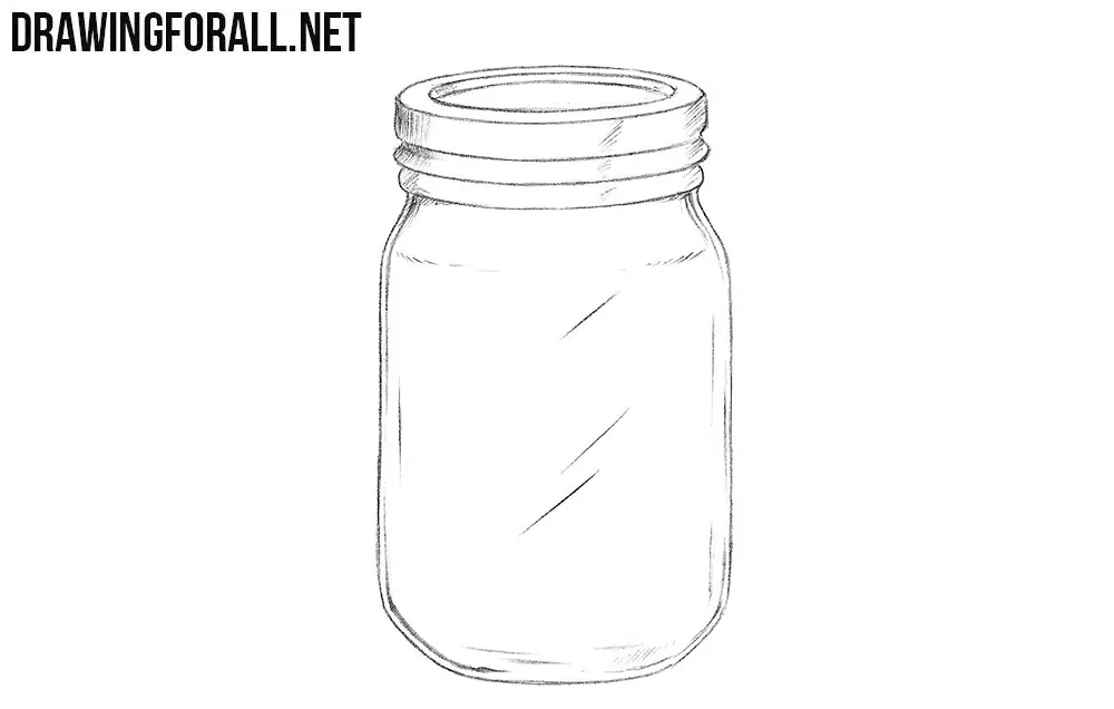 How to draw a jar