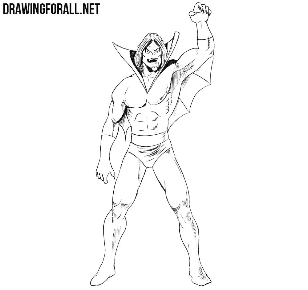 How to draw Morbius