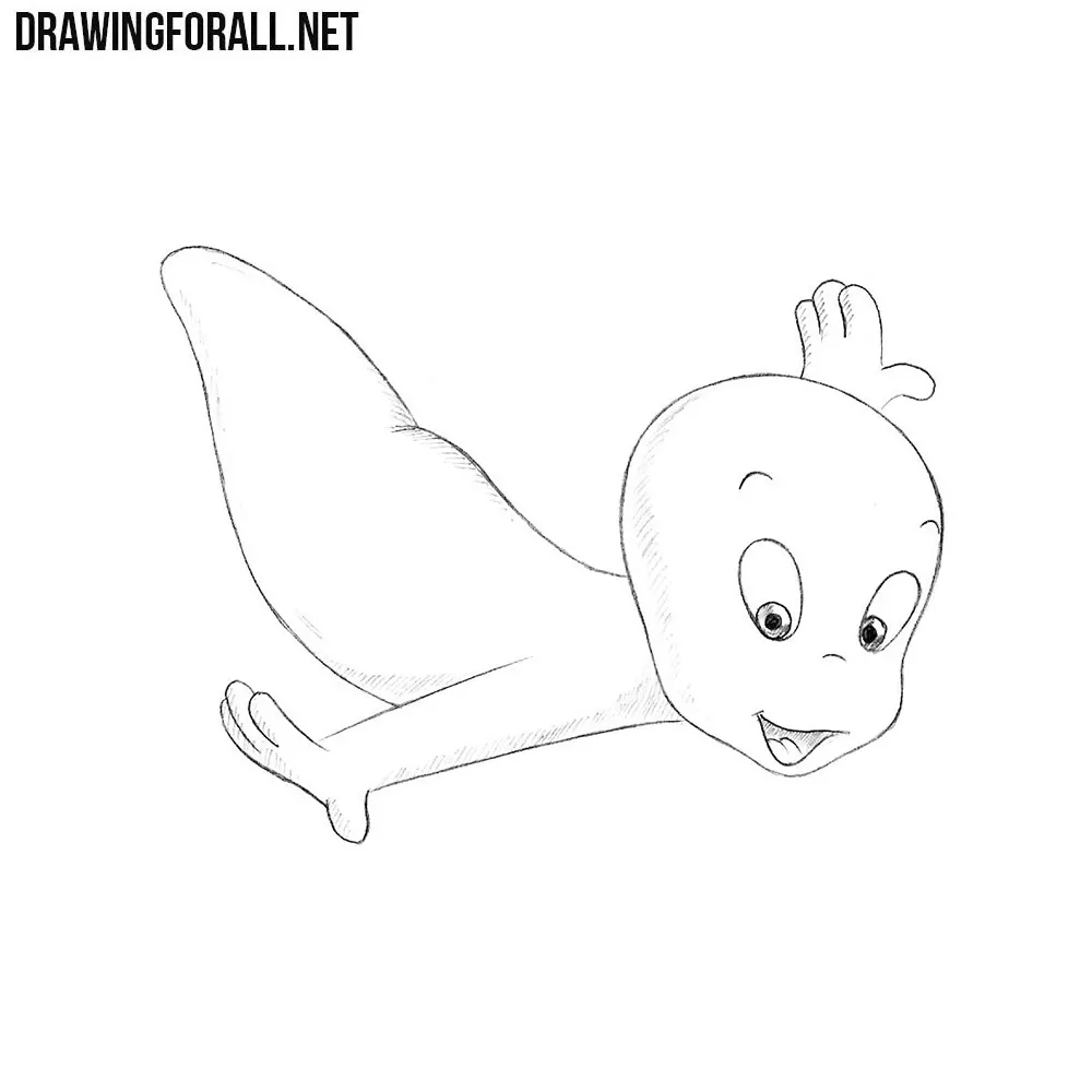 How to Draw Casper Easy