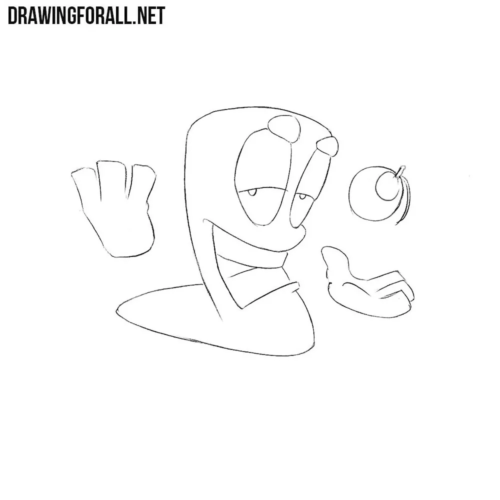How to Draw a Worm from the Game