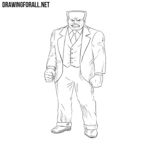 How to draw Hammerhead from Marvel