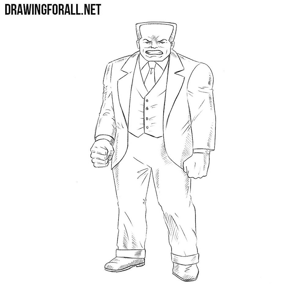 How to draw Hammerhead from Marvel