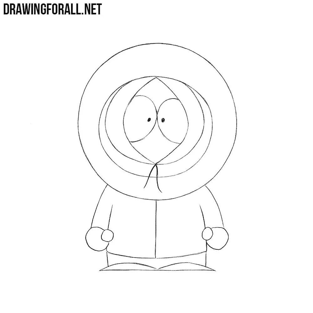 How to Draw Kenny from South Park