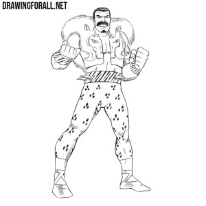 How to draw Kraven the Hunter