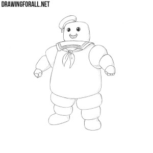 How to draw Stay Puft