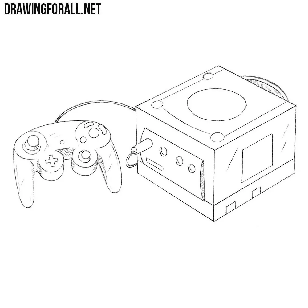 How to Draw a Nintendo GameCube
