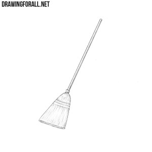 How to draw a broom