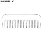 How to Draw a Comb Step by Step