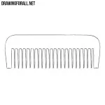How to Draw a Comb Step by Step