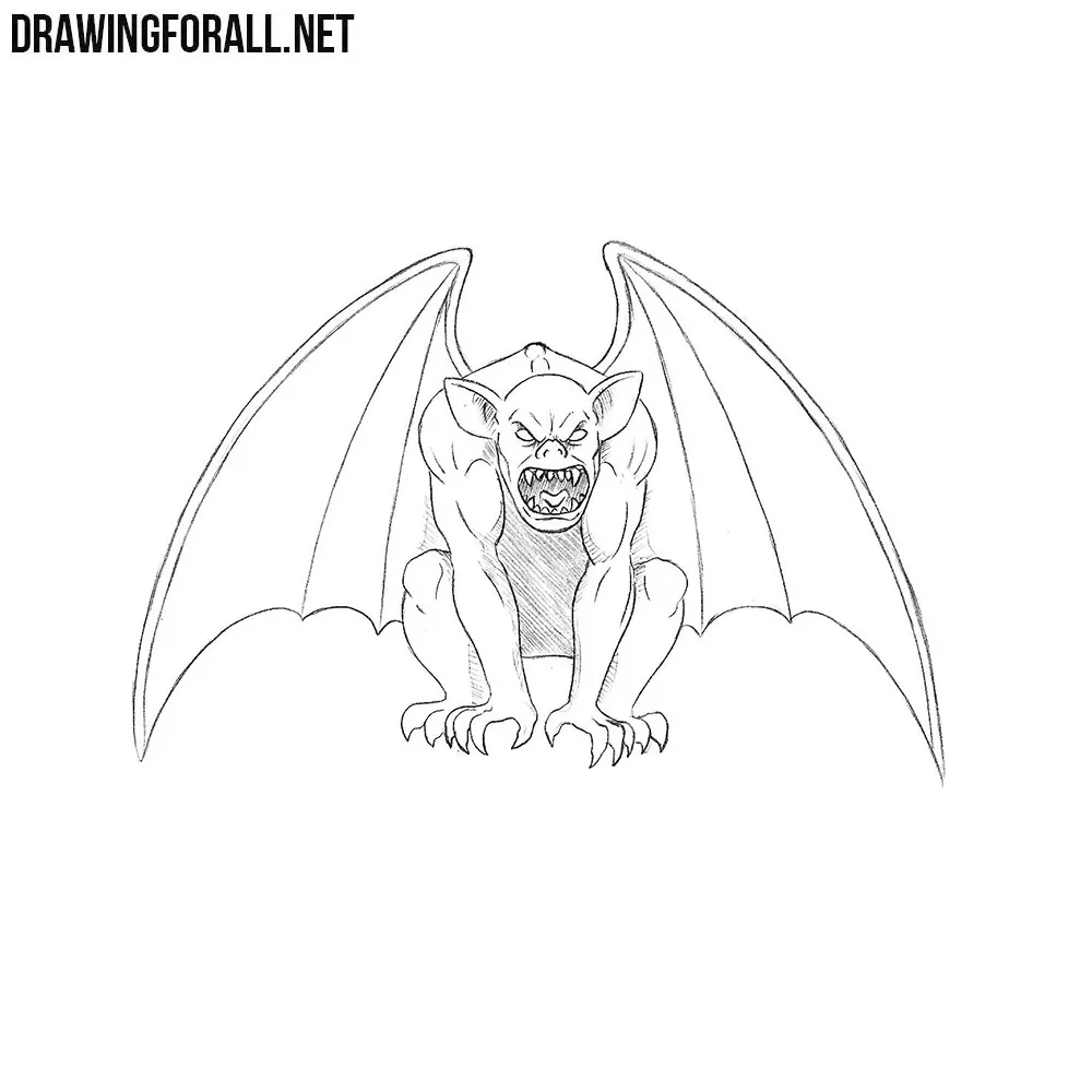 How to Draw a Gargoyle