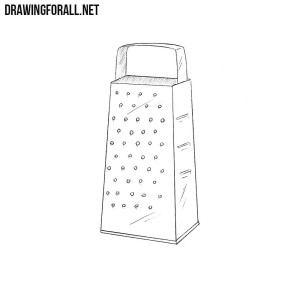 How to draw a grater