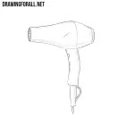 How to Draw a Hair Dryer